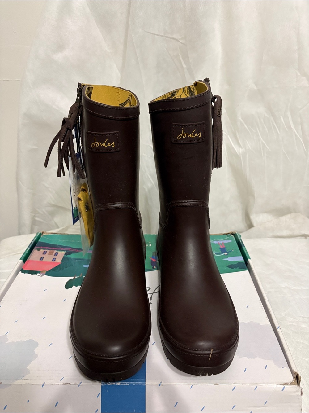 Joules Rain Boots size US 11 NWT